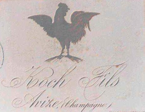 Les dirigeants du Champagne Koch  la Une 1890